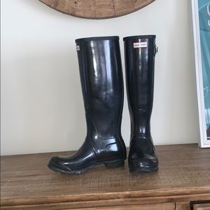 Hunter boots with liners